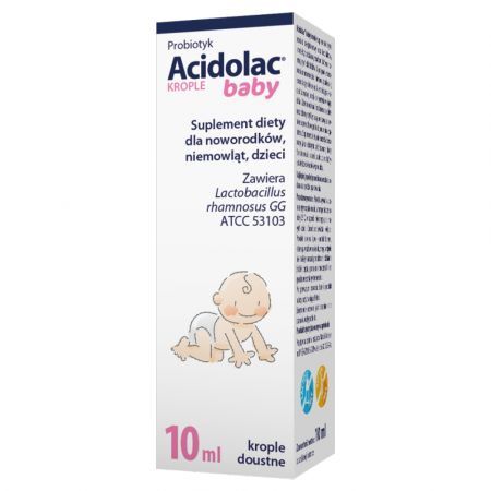 Acidolac Baby, krople doustne, 10 ml