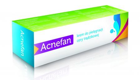 Acnefan, krem do pielęgnacji cery trądzikowej, 25 ml