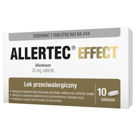 Allertec Effect 20 mg, tabletki, 10 szt.