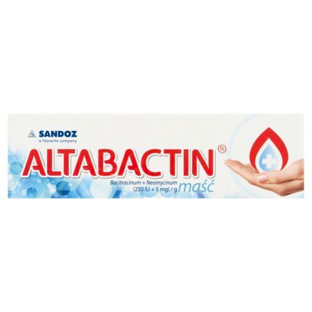 Altabactin (250 j.m. + 5 mg)/g, maść, 20 g