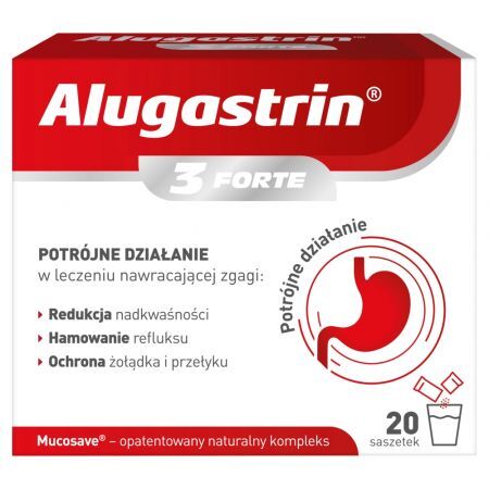 Alugastrin 3 Forte, saszetki, 20 szt.