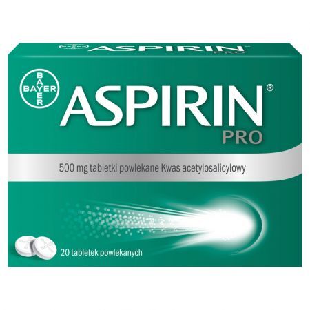 Aspirin Pro, tabletki powlekane, 20 szt.
