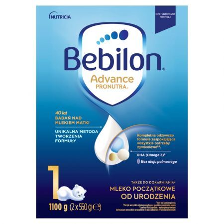 Bebilon 1 z Pronutra-Advance, mleko początkowe od urodzenia, 1100 g