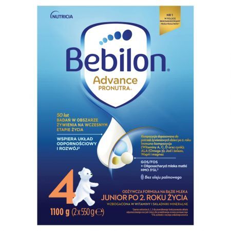 Bebilon 4 z Pronutra-Advance, mleko modyfikowane po 2 r.ż., 1100 g