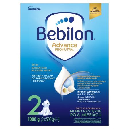 BEBILON ADVANCE PRONUTRA 2 PROSZEK  1000 G