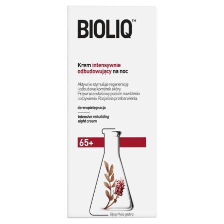 Bioliq 65+, krem intensywnie odbudowujący na noc, 50 ml