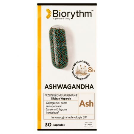 Biorythm ashvaganda *30 kaps.STADA  D