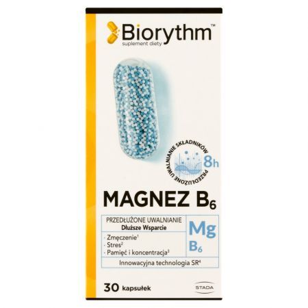 Biorythm magnez + B6 * 30kaps.STADA  D