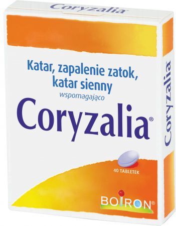 BOIRON Coryzalia, tabletki powlekane, 40 szt.