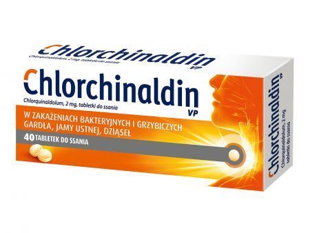 Chlorchinaldin VP 2 mg, tabletki do ssania, 40 szt.