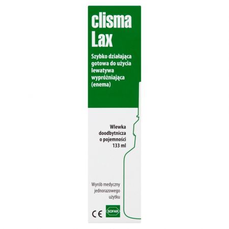 Clisma Lax, wlewka doodbytnicza, 133 ml