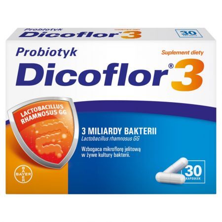 Dicoflor  3, kaps.,30 szt