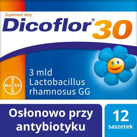 Dicoflor 30, proszek do sporządzania zawiesiny doustnej, 12 saszetek