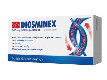 Diosminex 500 mg, tabletki powlekane, 60 szt.