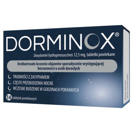 Dorminox 12,5 mg, tabletki powlekane, 14 szt.