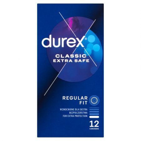Durex Extra Safe, prezerwatywy, 12 szt.