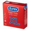 Durex Feel Thin XL, prezerwatywy, 3 szt.