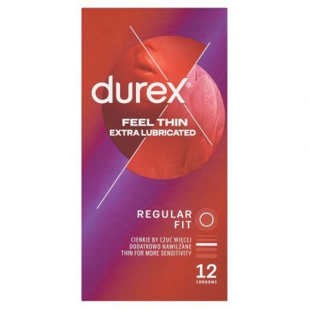 Durex Fetherlite Elite, prezerwatywy, 12 szt.