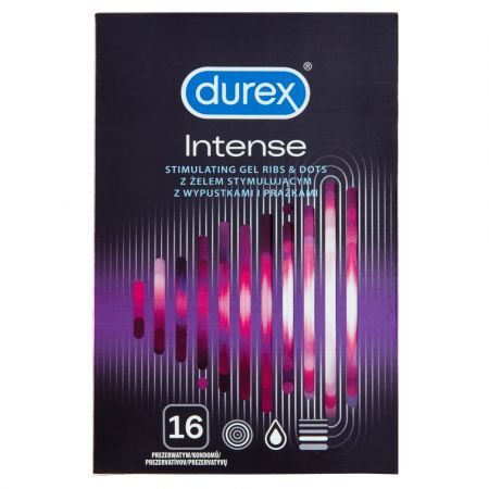 Durex Intense, prezerwatywy, 16 szt.