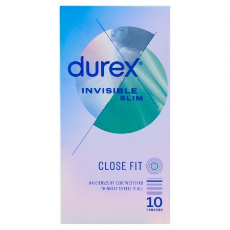 Durex Invisible, prezerwatywy, 10 szt.
