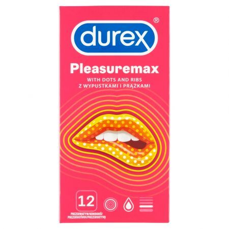 Durex Pleasuremax, prezerwatywy, 12 szt.
