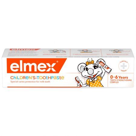 Elmex, pasta dla dzieci zapobiegająca próchnicy (1-6  lat), 50 ml