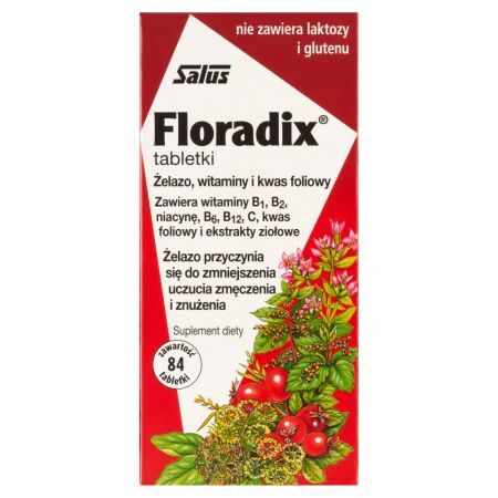 Floradix, tabletki, 84 szt.