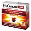FluControl Hot Lek przeciw objawom grypy i przeziębienia smak pomarańczowy, 8 sztuk