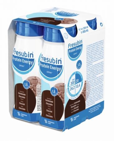 Fresubin Protein Energy Drink, płyn o smaku czekoladowym, 4 x 200 ml