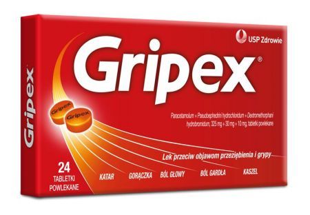 Gripex, tabletki,  24 szt.