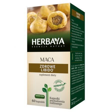 Herbaya Maca Zdrowe Libido, kapsułki, 60 szt.