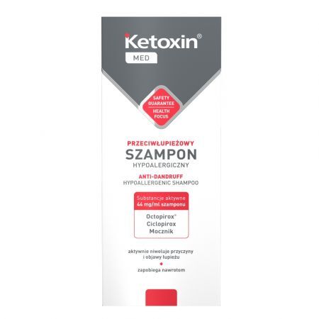 Ketoxin Med, szampon hypoalergiczny przeciwłupieżowy, 200 ml
