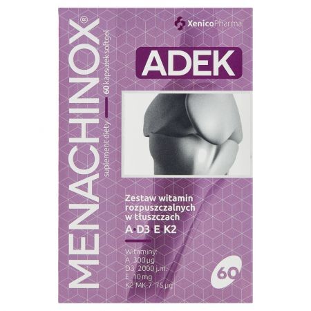Menachinox ADEK, kaps.miękkie, 60 szt