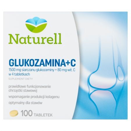 Naturell Glukozamina+C, tabletki, 100 szt.