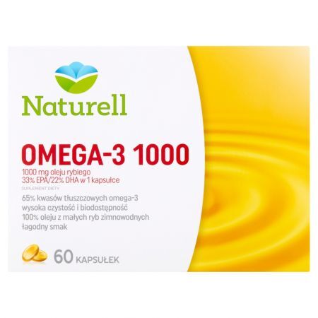 Naturell Omega-3 1000 mg, kapsułki, 60 szt.