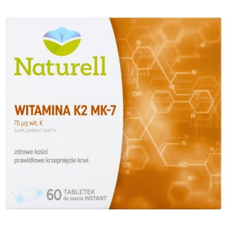 Naturell Witamina K2 MK-7, tabletki do ssania, 60 szt.