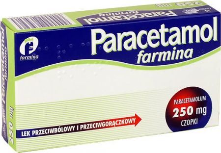 Paracetamol 250 mg, czopki,10 szt.