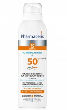 Pharmaceris S, emulsja ochronna SPF50 dla dzieci, 150 ml