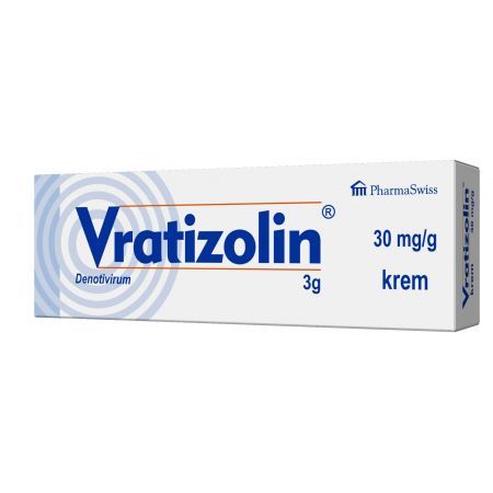 Vratizolin 3% (30 mg/ g), krem, 3 g